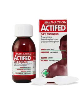 Actifed Multi-Action Dry Cough Syrup – 100ml