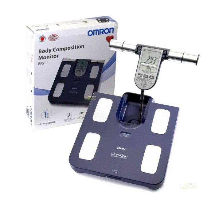 _Omron BF511 Body Composition Monitor with Full Body Measurement – Fat, BMI, Visceral Fat, Muscle & Metabolism Tracking-Health Hub Pharmacy (95 x 107 mm)