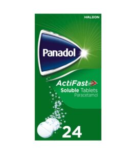 Panadol ActiFast Soluble Tablets – 24 Pack | Rapid Pain Relief with Paracetamol