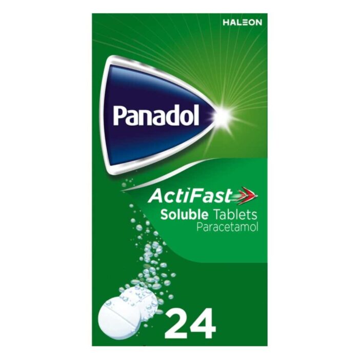 Panadol ActiFast Soluble Tablets 24 Pack – Health Hub Pharmacy (95 x 107 mm) Panadol ActiFast Soluble Tablets 24 Pack – Health Hub Pharmacy (95 x 107 mm)