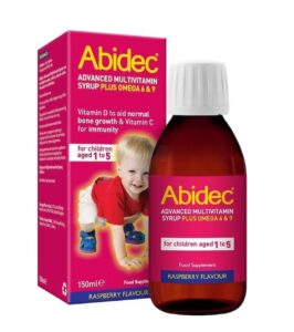 Abidec: Advanced Multivitamin Syrup Plus Omega 6 & 9 150 ml for Children Age 1 - 5