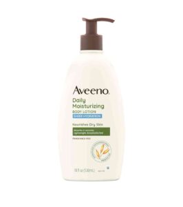 Aveeno Daily Moisturizing Body Lotion with Soothing Oat – Hydrating Lotion for Dry Skin, Clinically Proven 24-Hour Moisture