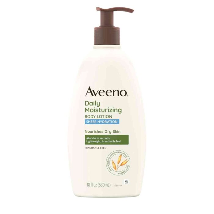 Aveeno Daily Moisturizing Body Lotion with Oat for Dry Skin -Health Hub Pharmacy (95 x 107 mm)