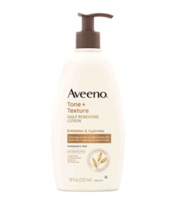 Aveeno Tone + Texture Renewing Lotion for Sensitive Skin