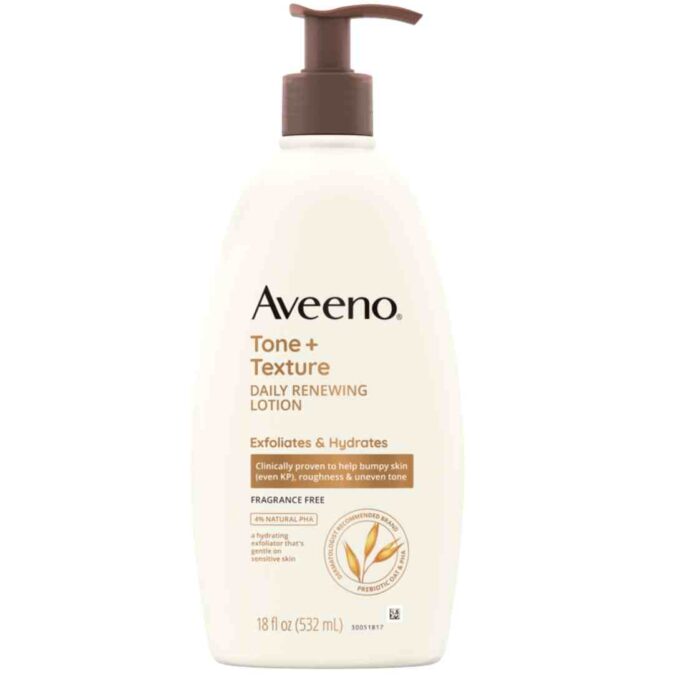 Aveeno Tone + Texture Renewing Lotion for Sensitive Skin -Health Hub Pharmacy (95 x 107 mm) Aveeno Tone + Texture Renewing Lotion for Sensitive Skin -Health Hub Pharmacy (95 x 107 mm)