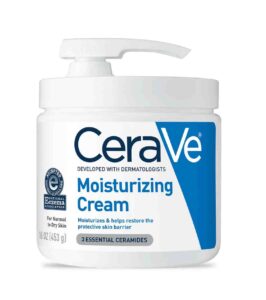 CeraVe Moisturizing Cream with Pump, Face Moisturizer & Body Lotion, Normal to Very Dry Skin