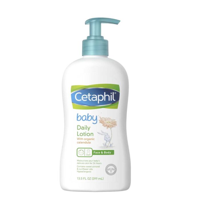 Cetaphil Baby Eczema Soothing Lotion with Colloidal Oatmeal, Paraben Free, Hypoallergenic, 10 fl oz-Health Hub Pharmacy (95 x 107 mm)