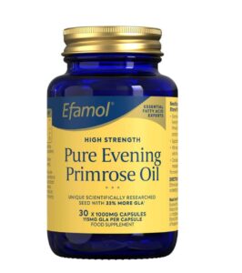 Efamol Pure Evening Primrose Oil – 30 Capsules | Supports Skin, Hormonal Balance & Health