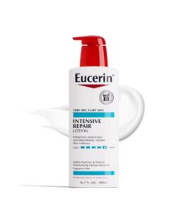 Eucerin Intensive Repair Lotion for Very Dry Skin – 16.9 fl oz, Advanced Hydration with Alpha Hydroxy & Moisturizing Formula