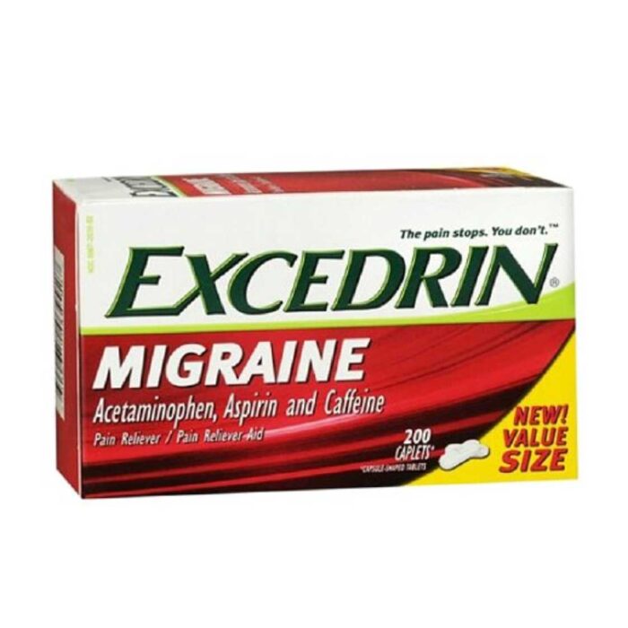 Excedrin Migraine Caplets – 200 Tablets – Health Hub Pharmacy (95 x 107 mm) Excedrin Migraine Caplets – 200 Tablets – Health Hub Pharmacy (95 x 107 mm)