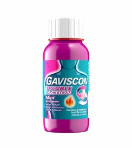 Gaviscon Double Action Mint Oral Suspension – Fast Relief from Heartburn & Indigestion