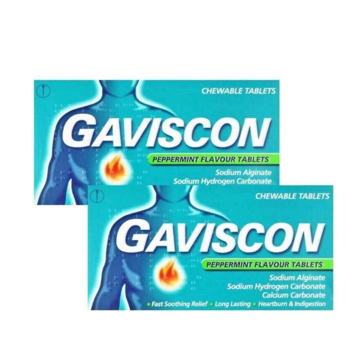 Gaviscon Peppermint Chewable Tablets Loperamide Hydrochloride 2mg, Fast-Acting Relief for Diarrhea) – Health Hub Pharmacy