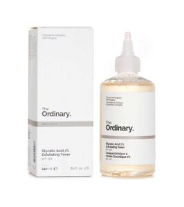 The Ordinary Glycolic Acid 7% Exfoliating Toner – 240ml (8.1 fl oz) Gentle Exfoliation for Radiant, Even-Toned Skin