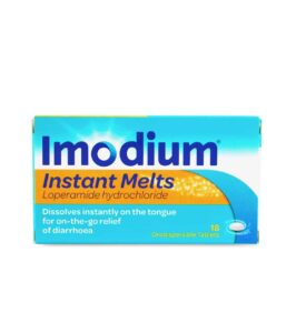 Imodium Instant Melts – Loperamide Hydrochloride 2mg, Fast-Acting Relief for Diarrhea 18 Orodispersible Tablets