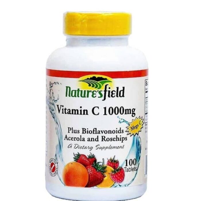 Nature's Field Vitamin C 100mg tablet- Health Hub Pharmacy (3)