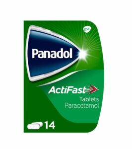 Panadol ActiFast Tablets – 14 Pack | Rapid Pain Relief with Paracetamol