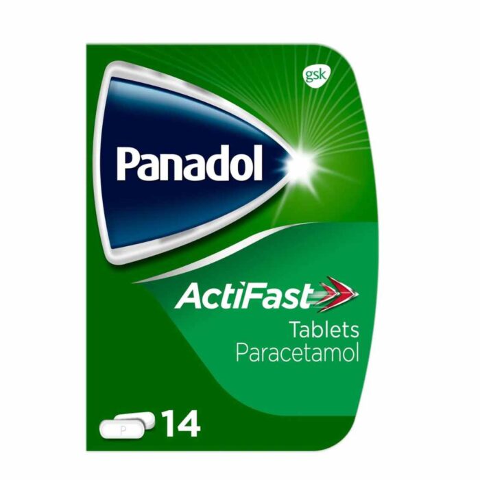 Panadol ActiFast Soluble Tablets 14 Pack – Health Hub Pharmacy (95 x 107 mm)