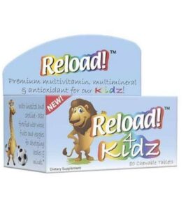 Reload Multivitamins For Children - 80 Chewable Tablets