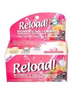 Reload Women’s Formula (30 Capsules) – Complete Over 50 Women’s Multivitamin