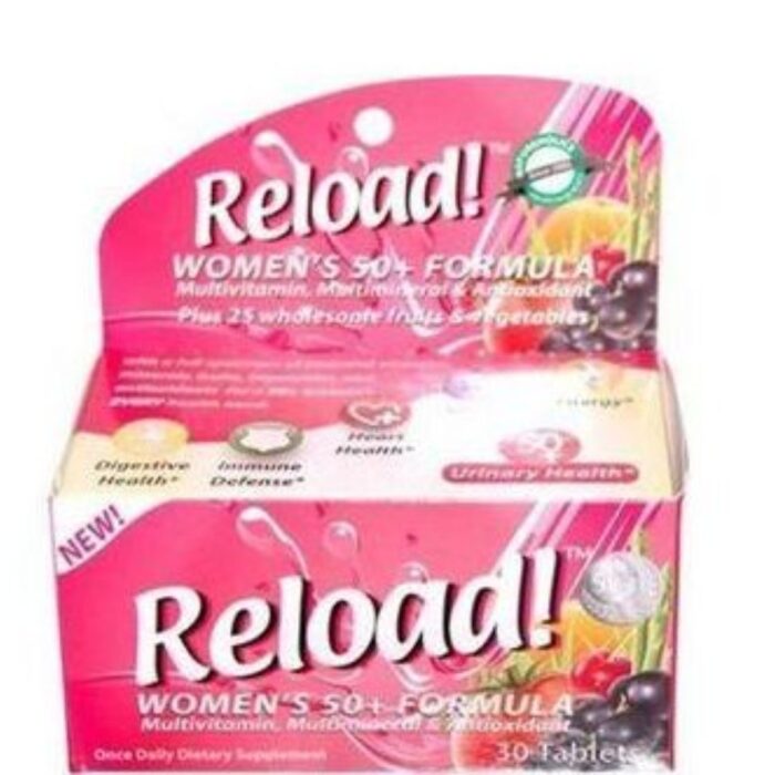 Reload Women’s 50+ Formula (30 Capsules)-Health Hub Pharmacy