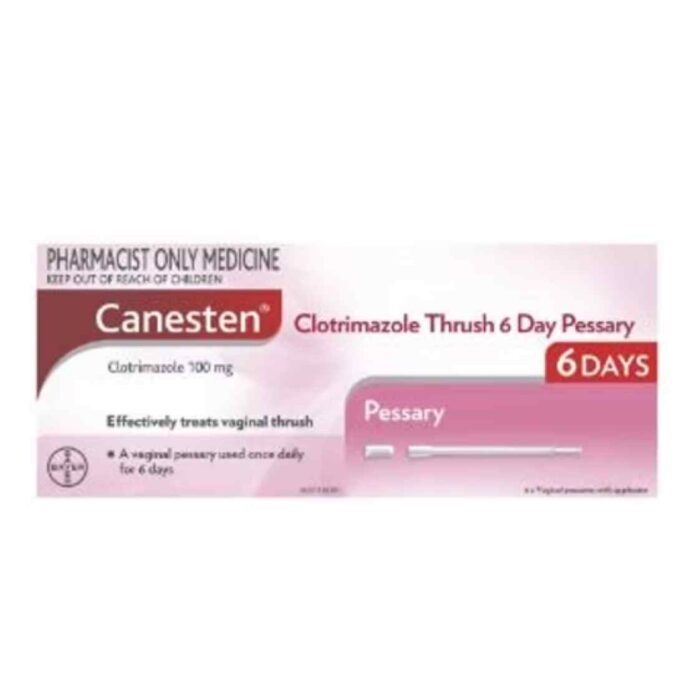 Canesten Clotrimazole Thrush 6 Day Pessary – Health Hub Pharmacy