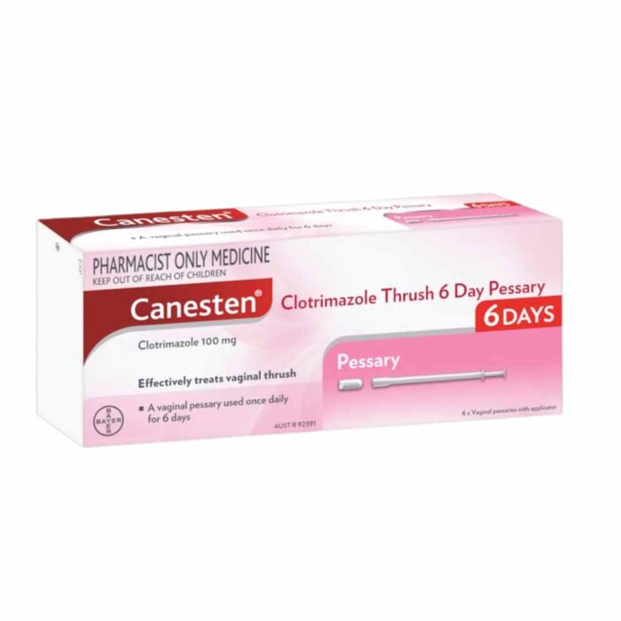 Canesten Clotrimazole Thrush 6 Day Pessary – Health Hub Pharmacy (1)
