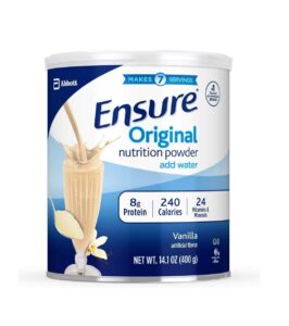 Ensure Original Nutrition Powder – Vanilla, 400g | Complete Balanced Nutrition with 8g Protein & 24 Vitamins