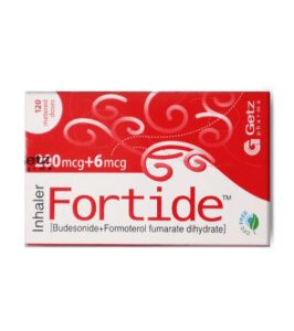 Fortide Inhaler – Budesonide 200 mcg + Formoterol 6 mcg (120 Metered Doses) | Asthma & COPD Control