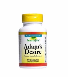Nature’s Field Adam’s Desire – Men’s Performance & Vitality Supplement (60 Capsules)