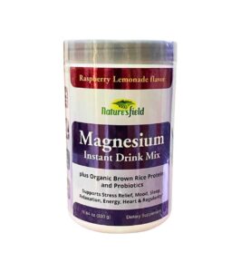 Nature’s Field Magnesium Instant Drink Mix – Raspberry Lemonade Flavor
