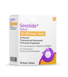 Seretide Diskus 50/250 mcg – Salmeterol + Fluticasone Propionate (60 Doses) | Asthma & COPD Maintenance Inhaler