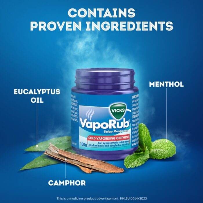 Vicks VapoRub Cold Vaporising Ointment health hub