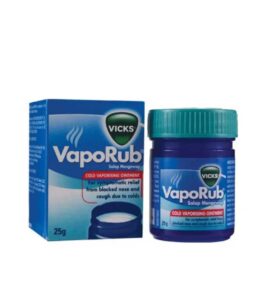 Vicks VapoRub Cold Vaporising Ointment – Fast Relief for Cough, Cold & Blocked Nose (100g)