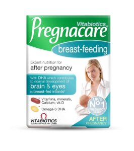Vitabiotics Pregnacare Breast-Feeding – Postnatal Vitamins with DHA, Calcium & Vitamin D | Expert Nutrition After Pregnancy
