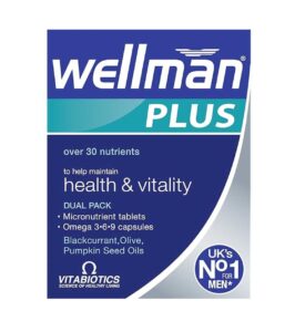 Wellman Plus – Advanced Multivitamin with Omega 3-6-9 for Men